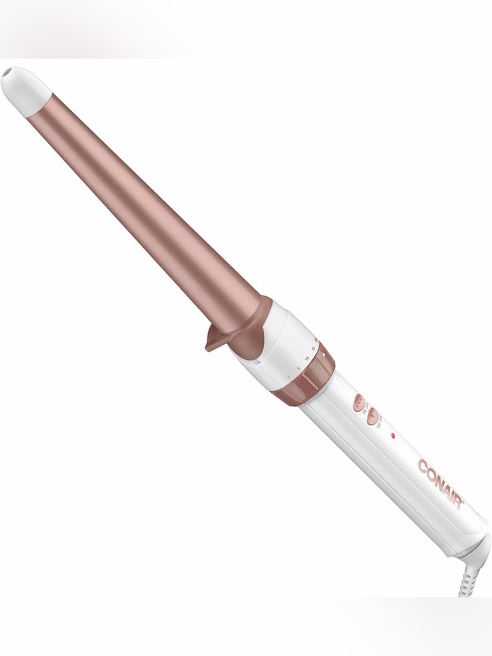 Conair Rose Gold Tapered Curling Wand NEW